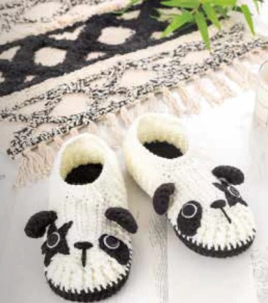 PANTUFLAS A CROCHET. PANTUFLAS DE ANIMALES - 5