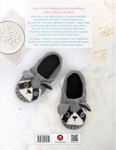 PANTUFLAS A CROCHET. PANTUFLAS DE ANIMALES - 7