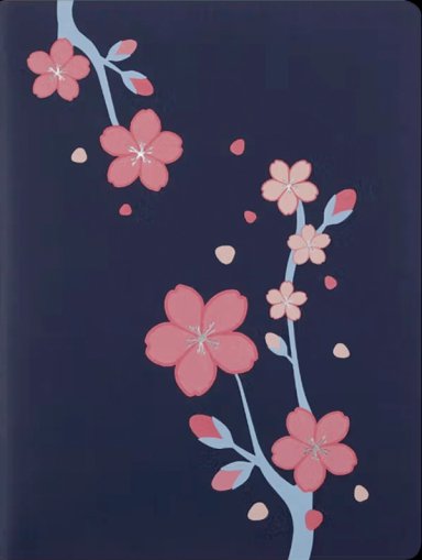 LIBRETA MOLESKINE CAHIER SAKURA - TAPA BLANDA - XL - RAYAS - 6