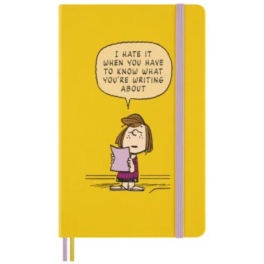 CUADERNO PEANUTS PATTY - TAPA DURA - LARGE - DE RAYAS - 1