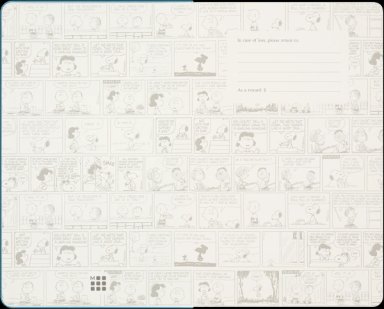 CUADERNO PEANUTS PATTY - TAPA DURA - LARGE - DE RAYAS - 8