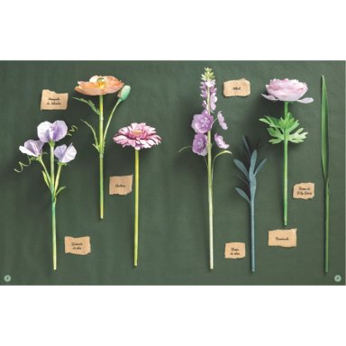 FLORES DE PAPEL DE EDITORIAL CONTRAPUNTO - 2