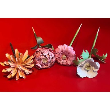 FLORES DE PAPEL DE EDITORIAL CONTRAPUNTO - 3
