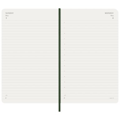 AGENDA MOLESKINE 2026 - DIARIA - TAPA DURA - LARGE - VERDE MIRTO - 2