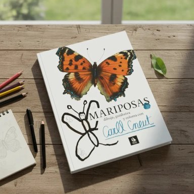 MARIPOSAS. DIBUJA, GARABATEA Y COLOREA - 2