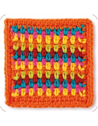 MEZCLA & COMBINA GRANNY SQUARES. PUNTOS - 2