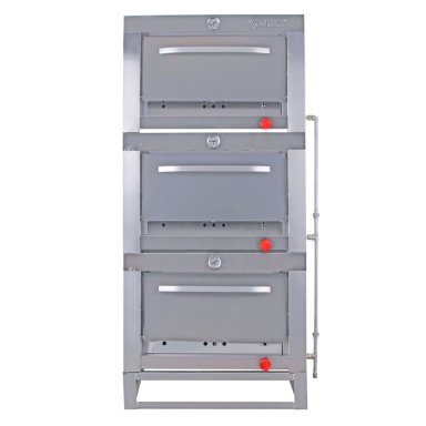 HORNO INDUSTRIAL 3 CAMARAS 65X65 ACERO INOX VHG-365C GLP - 1
