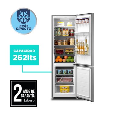 REFRIGERADOR BOTTOM FREEZER FRIO DIRECTO 262 LTS LRB-270SDIW - 6