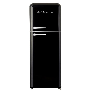 REFRIGERADOR RETRO FRIO DIRECTO 203 LTS LRT-210DFNR NEGRO - 1