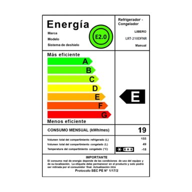 REFRIGERADOR RETRO FRIO DIRECTO 203 LTS LRT-210DFNR NEGRO - 5