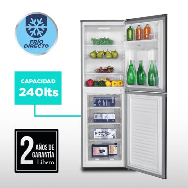 REFRIGERADOR BOTTOM FREEZER FRIO DIRECTO 240 LTS LRB-260DFIW - 8