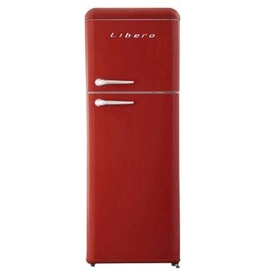 REFRIGERADOR RETRO FRIO DIRECTO 204 LTS LRT-210DFRR ROJO - 1
