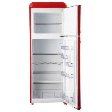 REFRIGERADOR RETRO FRIO DIRECTO 204 LTS LRT-210DFRR ROJO - 4