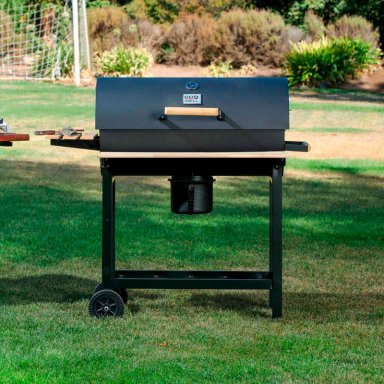 PARRILLA CARBON OREGON ESTILO TAMBOR - 7
