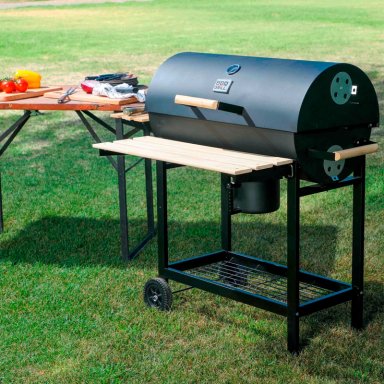 PARRILLA CARBON OREGON ESTILO TAMBOR - 8