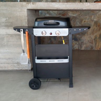 PARRILLA GAS DENVER PRO 2 QUEMADORES - 7