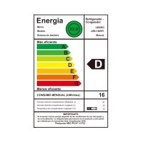 REFRIGERADOR BOTTOM FREEZER FRIO DIRECTO LRB-140DFI INOX - 3
