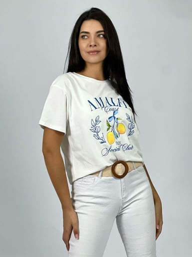 POLERA ALGODÓN MUJER ENIGMÁTICA DISEÑOS - 1