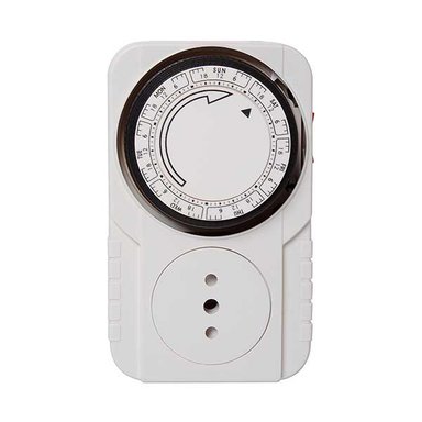 TIMER ANALOGO 24 HORAS CON ADAPTADOR ANALOGICO ENCHUFE - 1