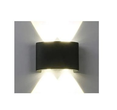 APLIQUE PARED EXTERIOR 4W 3000K LUZ CALIDA DECORACION DE HOGAR - 3