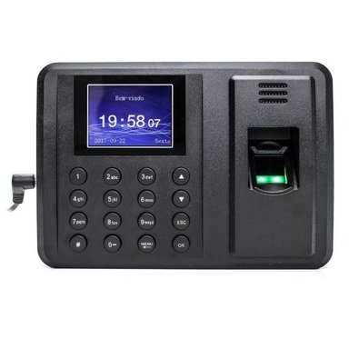 RELOJ CONTROL ASISTENCIA BIOMÉTRICO HUELLA ACCESO - 1