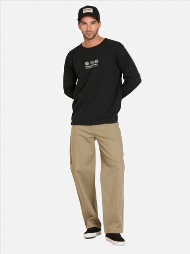 POLERA ML TROPIC NEGRO HOMBRE RIP CURL - 4