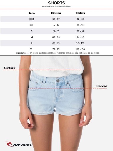 SHORT SHORE NEGRO MUJER RIP CURL - 5