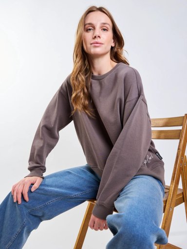 POLERON CR FROST CAFE  MUJER RIP CURL - 7