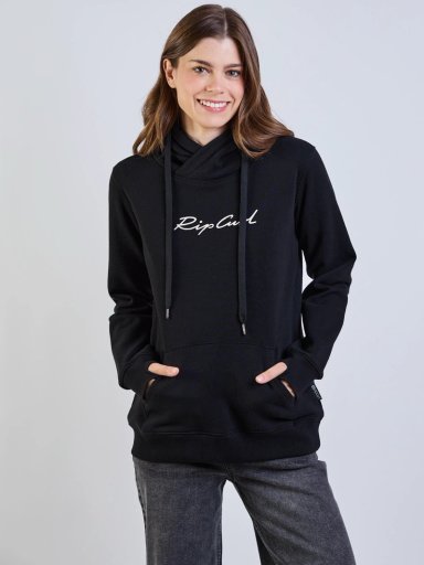 POLERON CANGURO BOREAL NEGRO MUJER RIP CURL - 6