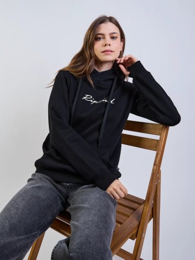 POLERON CANGURO BOREAL NEGRO MUJER RIP CURL - 7