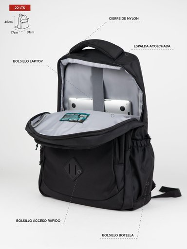 MOCHILA TROPIC NEGRO HOMBRE RIP CURL - 6