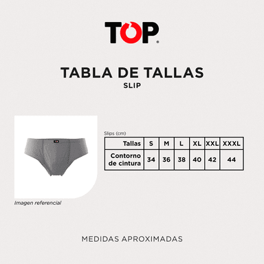 SLIP CLÁSICO ALGODÓN PACK 5 C1 TOP - 7