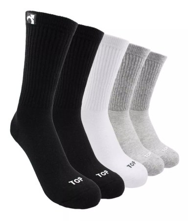 CALCETINES DEPORTIVOS LARGOS PACK 5 C1 TOP - 1
