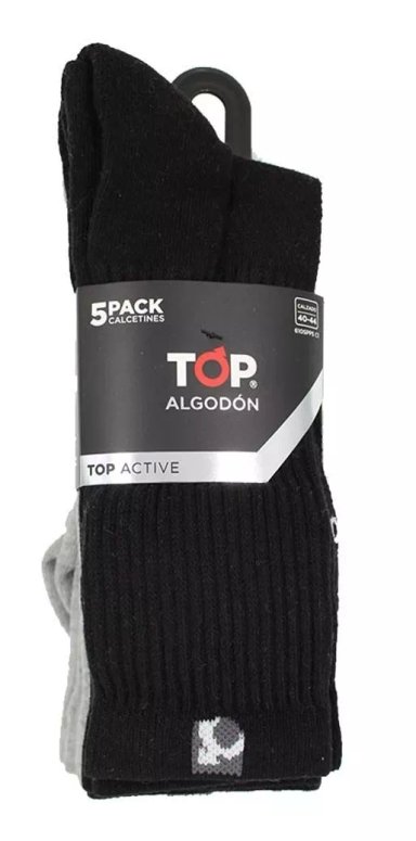 CALCETINES DEPORTIVOS LARGOS PACK 5 C1 TOP - 2