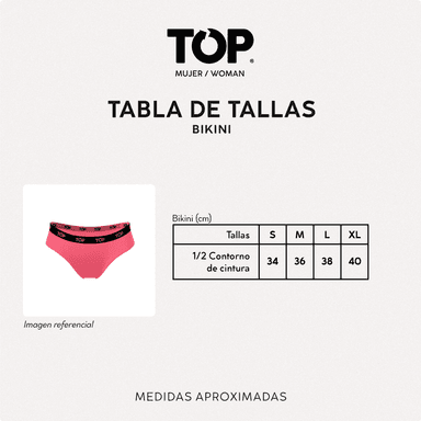 CALZÓN BIKINI ALGODÓN PACK 5 - 7