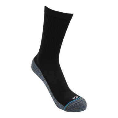 PACK 5 CALCETINES ALGODÓN HOMBRE TOP NEGRO DEPORTIVO LARGO FIBRA COBRE C2 - 2