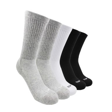 PACK 5 CALCETINES ALGODÓN HOMBRE TOP MULTICOLOR DEPORTIVOS LARGOS C1 - 1