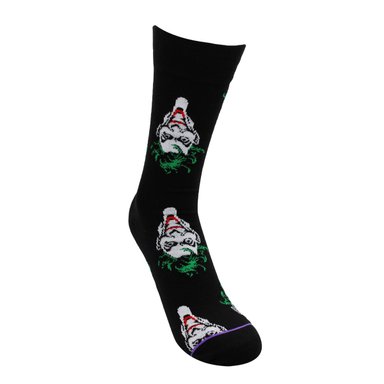 PACK 2 CALCETINES ALGODÓN HOMBRE TOP NEGRO LARGOS DC JOKER C2 - 6