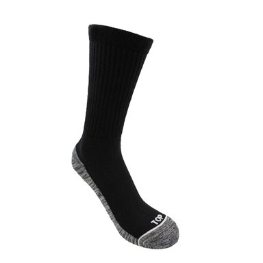PACK 5 CALCETINES ALGODÓN HOMBRE TOP NEGRO DEPORTIVO LARGO FIBRA COBRE C1 - 2