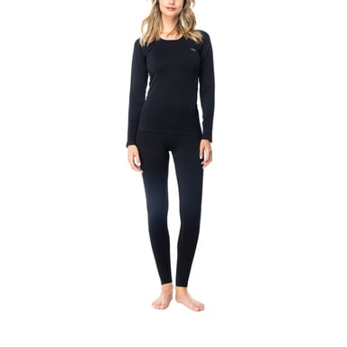 CAMISETA NEGRA PRIMERA CAPA MICROFIBRA MUJER TOP - 2