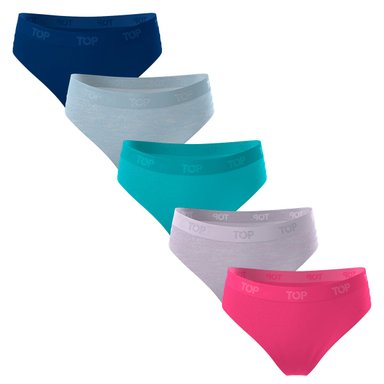 CALZÓN BIKINI NIÑA ALGODÓN PACK 5 C1 TOP - 1