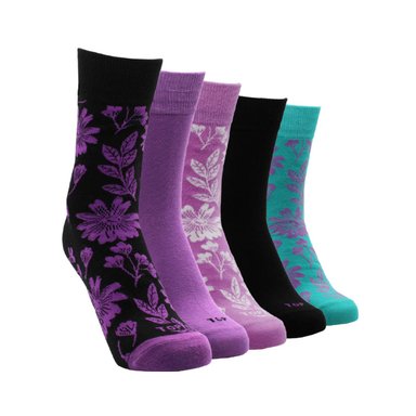 CALCETINES MUJER LARGOS PACK 5 C11 TOP - 1