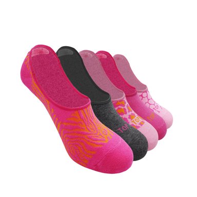 CALCETINES DEPORTIVOS INVISIBLES MUJER PACK 5 C10 TOP - 1