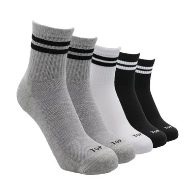 CALCETINES DEPORTIVOS MEDIA CAÑA PACK 5 C2 TOP - 1