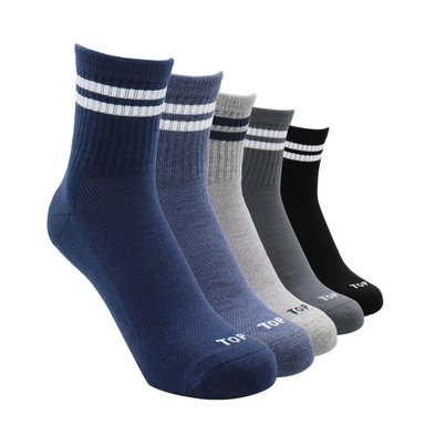CALCETINES DEPORTIVOS MEDIA CAÑA PACK 5 C3 TOP - 1