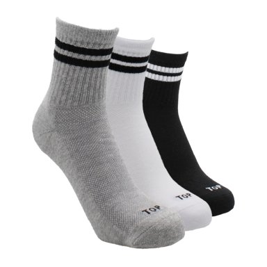 CALCETINES DEPORTIVOS MEDIA CAÑA PACK 3 C2 TOP - 1