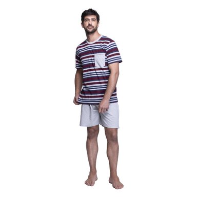 PIJAMA ALGODON HOMBRE VERANO C3 TOP - 1