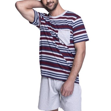 PIJAMA ALGODON HOMBRE VERANO C3 TOP - 3