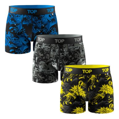 BOXER MEDIO ALGODON DC PACK 3 C21 TOP - 1