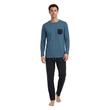 PIJAMA HOMBRE INVIERNO ALGODON C3 TOP - 1